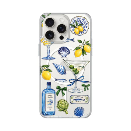 Maska za iPhone 15 Pro Max 6.7 Mediterranean Martini Print Magsafe