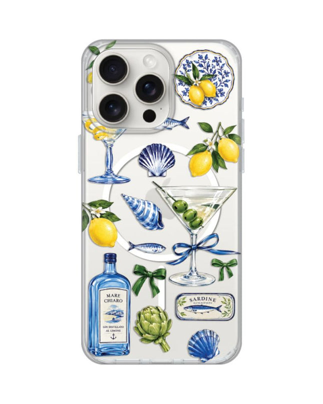 Maska za iPhone 15 Pro Max 6.7 Mediterranean Martini Print Magsafe