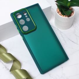 Torbica Shining Camera za Samsung S918B Galaxy S23 Ultra tamno zelena