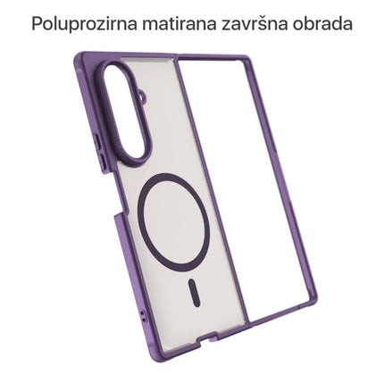 Maska za Samsung F966B Galaxy Z Fold 7 ljubicasta Magsafe Fold