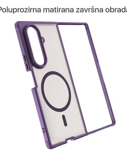 Maska za Samsung F966B Galaxy Z Fold 7 ljubicasta Magsafe Fold