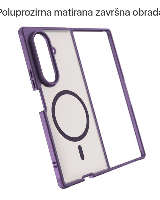 Maska za Samsung F966B Galaxy Z Fold 7 ljubicasta Magsafe Fold