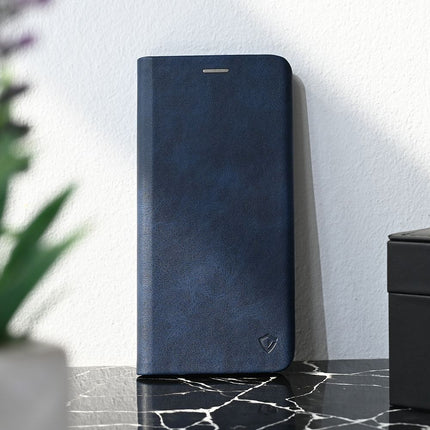 Maska za Honor X7e tamno plava Teracell Elegant Flip