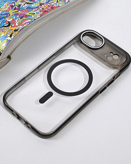 Maska za iPhone 17 Air 6.6 crna Magsafe Color Pop