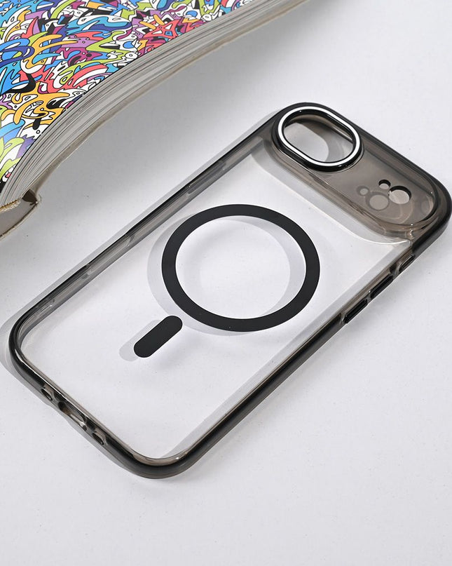 Maska za iPhone 17 Air 6.6 crna Magsafe Color Pop