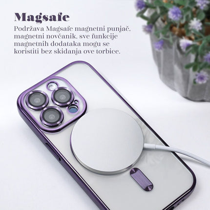 Maska za iPhone 17 Pro 6.3 siva Magsafe Lux