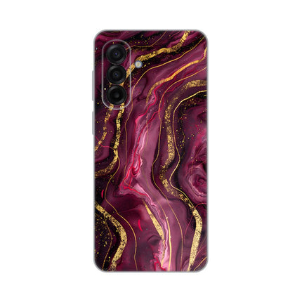 Maska za Samsung A175F Galaxy A17 Burgundy Silikonska Print