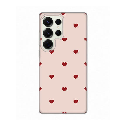 Maska za Samsung S938B Galaxy S25 Ultra Beige Hearts Silikonska Print