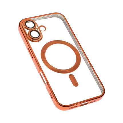 Maska za iPhone 16 6.1 narandzasta Magsafe Lux