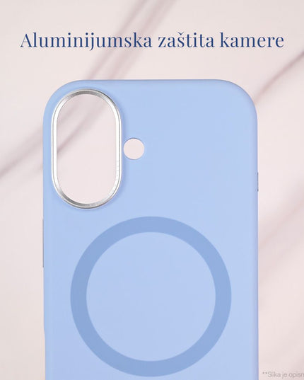 Maska Magsafe Matte Color iPhone 13 6.1 roze
