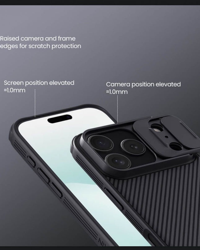 Maska za iPhone 17 Pro 6.3 crna Nillkin CamShield Pro Magnetic