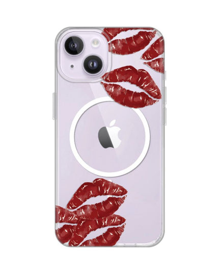 Maska za iPhone 13/14 6.1 Kisses Print Magsafe