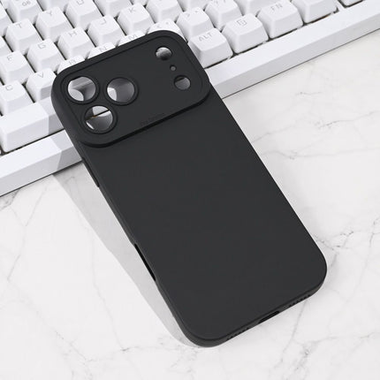 Maska za iPhone 17 Pro Max 6.9 crna Silikon Pro Camera