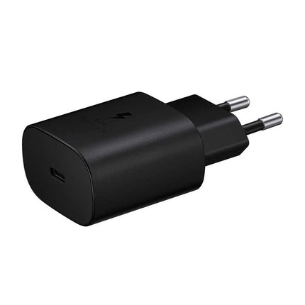 Kucni punjac PD Fast charger 25W za Samsung sa PD Type C kablom CE crni