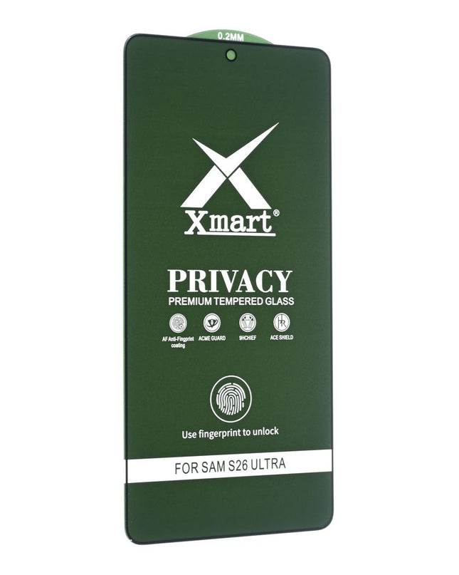 Zastitno staklo Tempered Glass X Mart 9D Privacy za Samsung S948B Galaxy S26 Ultra (fingerprint unlock)