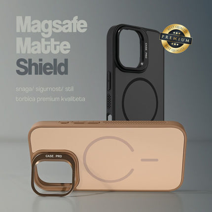 Maska za iPhone 16 6.1 crna Magsafe Matte Shield
