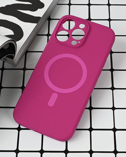 Torbica Magsafe Pure color za iPhone 16 Pro Max 6.9 tamno pink