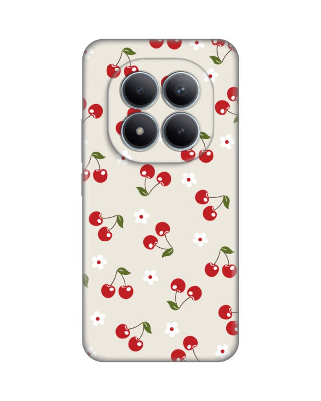 Maska za Xiaomi Redmi Note 15 Pro Plus 5G Cherry and Flowers Silikonska Print