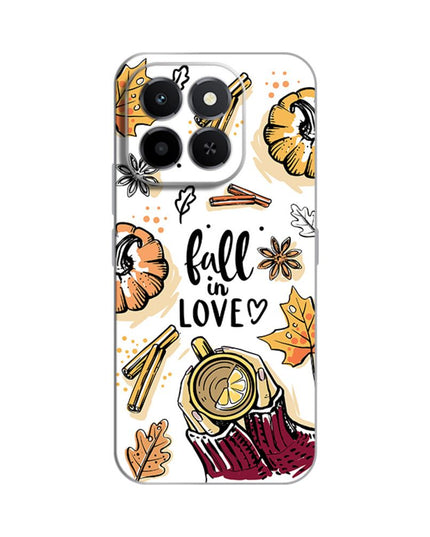 Maska za Honor X6c Fall in Love Silikonska Print