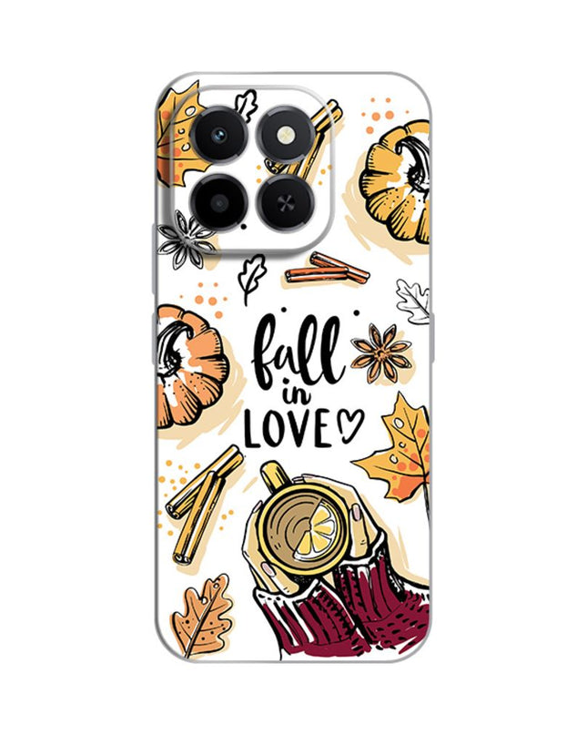 Maska za Honor X6c Fall in Love Silikonska Print