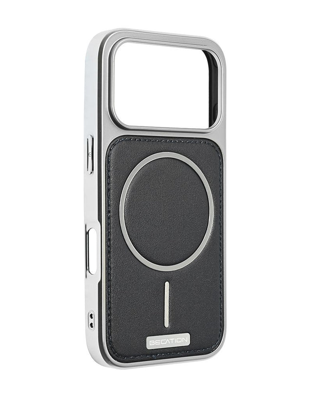 Maska za iPhone 17 Pro 6.3 crna Magsafe Urban Leather