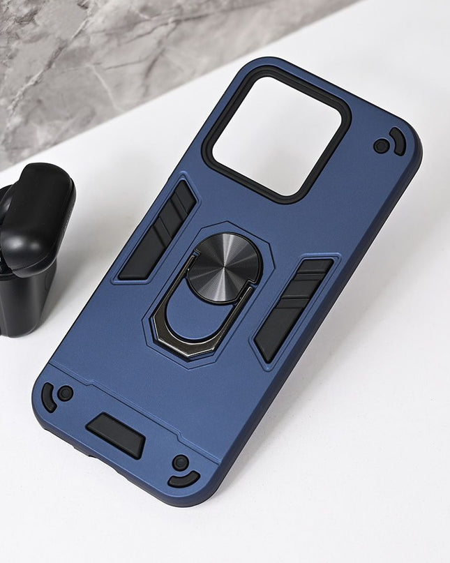 Maska Hard Ring za Honor X8c tamno plava