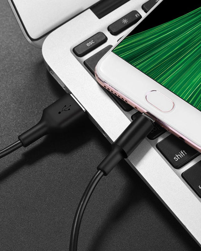 Data kabl HOCO X25 Soarer micro USB 1m crni