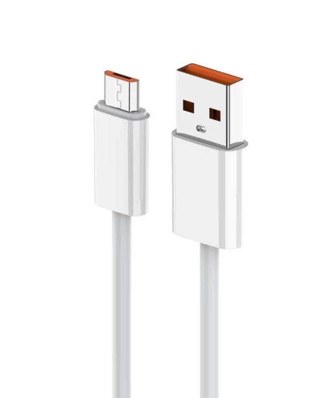 Data kabl Pluginn fast 25W USB na micro USB beli 1m