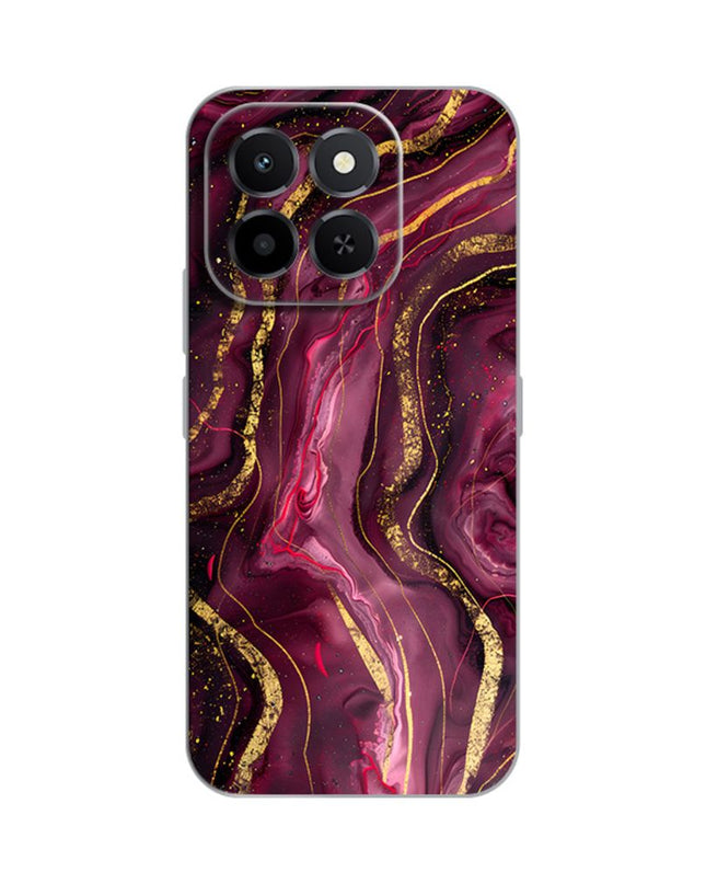 Maska za Honor X6c Burgundy Silikonska Print
