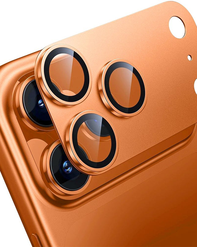 Zastita kamere Full Cover za iPhone 17 Pro Max narandzasta