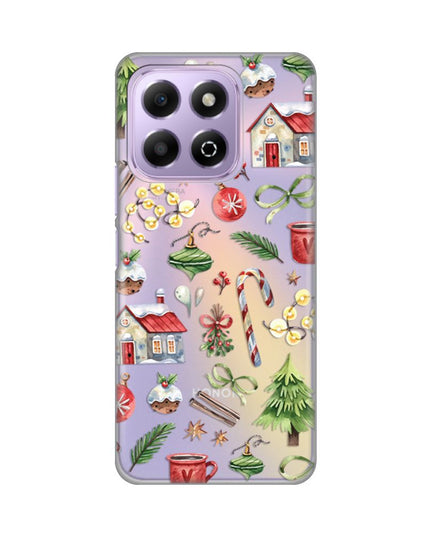 Maska za Honor X6b Winter Spirit Silikonska Print Skin