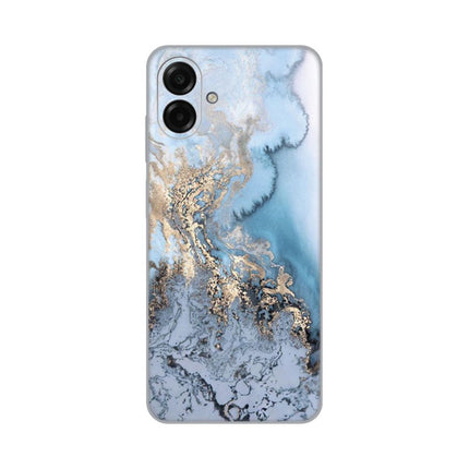 Maska za Samsung A075F Galaxy A07 Blue Gold Marble Silikonska Print
