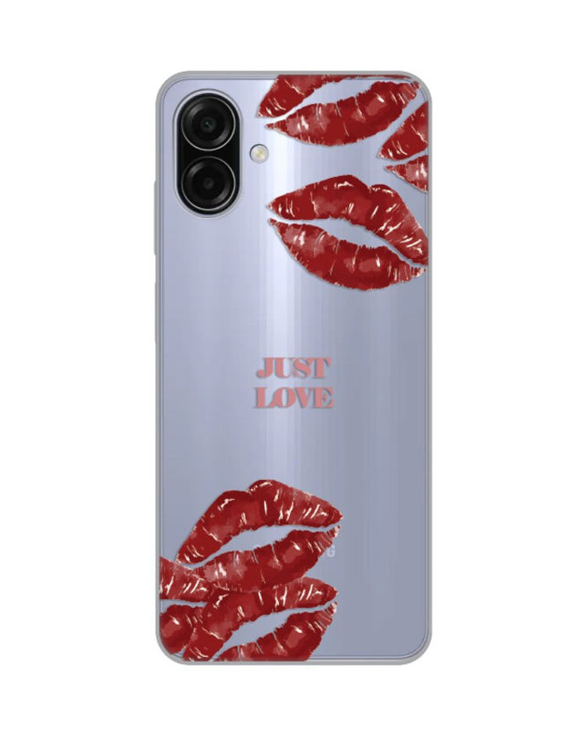 Maska za Samsung A075F Galaxy A07 Just Love Pink Silikonska Print Skin