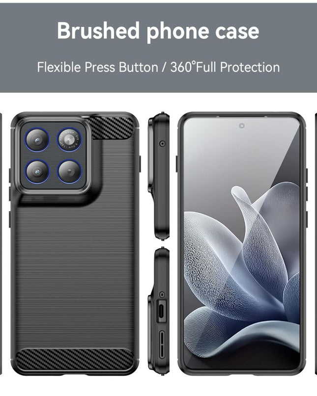 Maska za Motorola Edge 70 crna Defender Safeguard