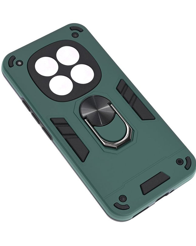 Maska za Xiaomi Redmi Note 15 Pro Plus tamno zelena Hard Ring