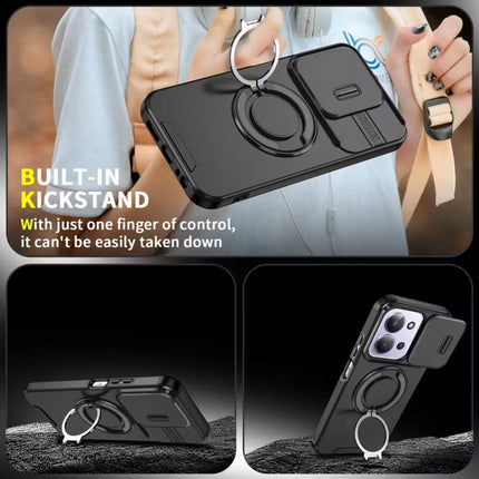 Maska za Xiaomi Redmi 15C 4G EU 173mm plava CamShield Ring stand
