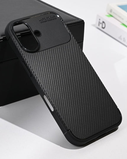 Maska za iPhone 17 6.3 crna Defender Carbon