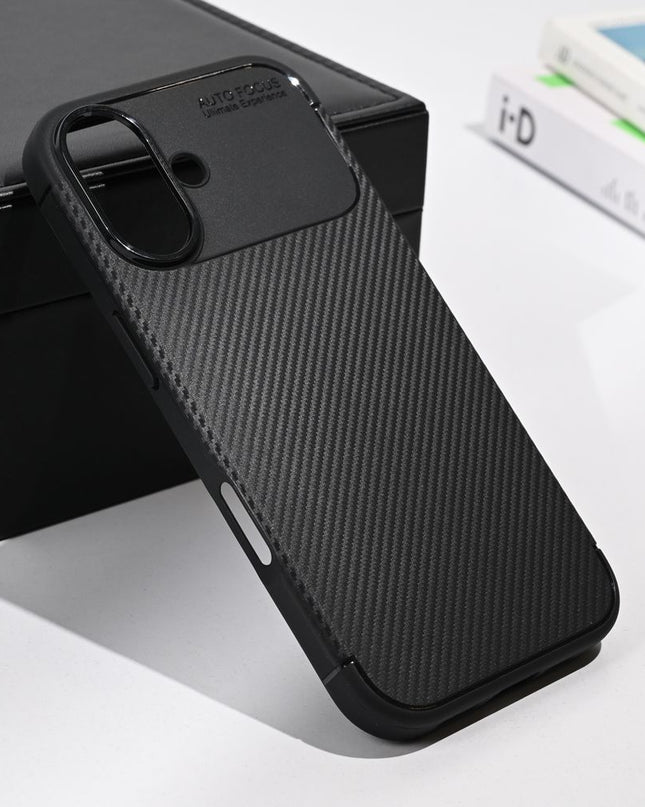 Maska za iPhone 17 6.3 crna Defender Carbon