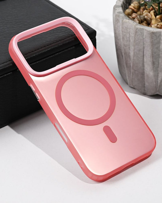 Maska za iPhone 17 Pro 6.3 roze Magsafe Clear