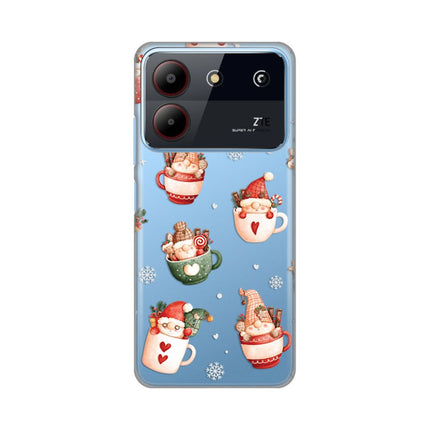 Maska za ZTE Blade A54 Ho Ho Ho Silikonska Print