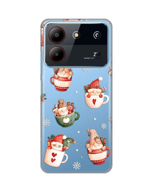Maska za ZTE Blade A54 Ho Ho Ho Silikonska Print
