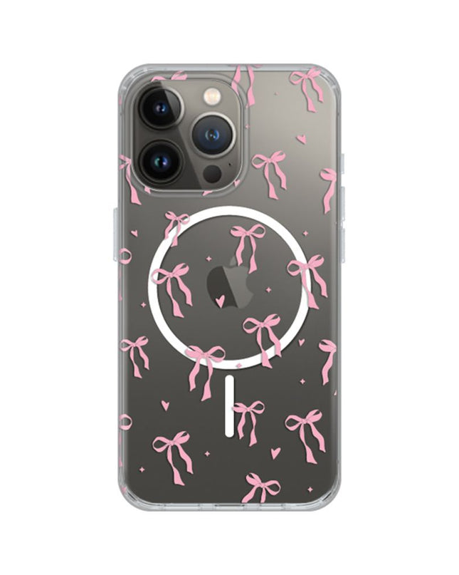 Maska za iPhone 13 Pro 6.1 Cute Bows Print Magsafe