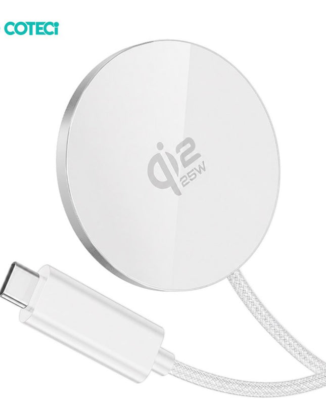Wireless punjac magnetic Coteci iH-150 Qi2.2 25W beli