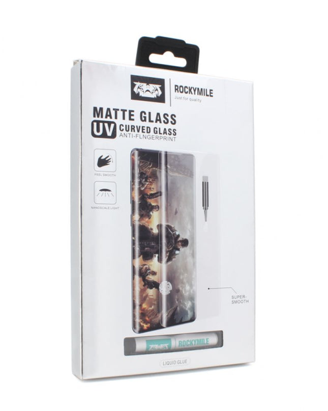 Zastitno Staklo Tempered glass Rockymile UV Matte Full Glue + Lampa za Samsung N970F Galaxy Note 10