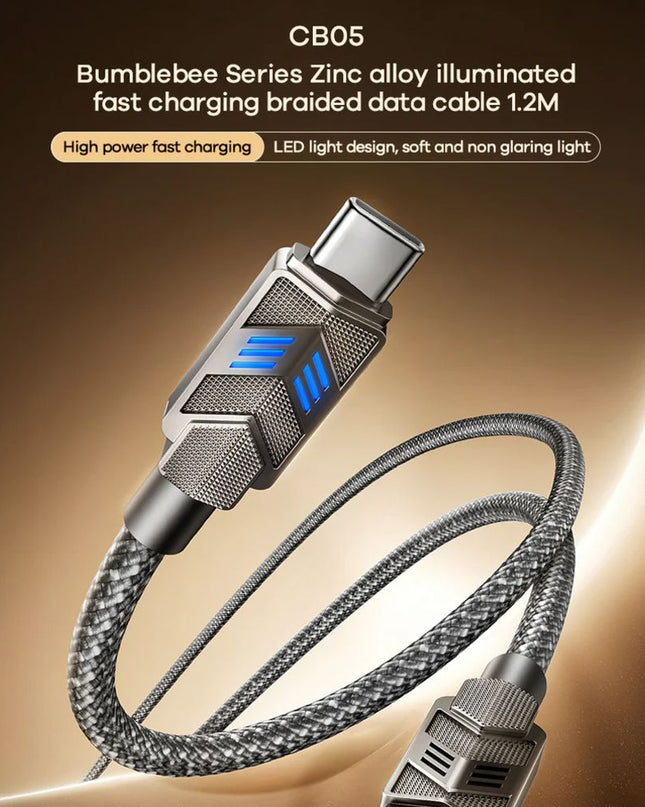 Data kabl REMAX Bumblebee Series CB05 Fast Charger 30W Type C na Lightning 1.2m