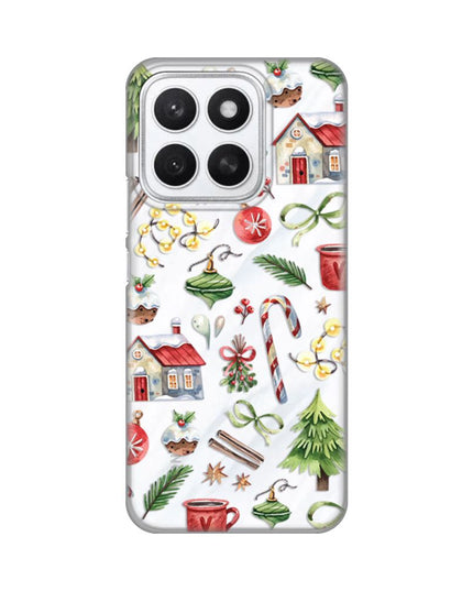 Maska za Honor X8c Winter Spirit Silikonska Print Skin