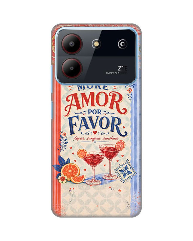 Maska za ZTE Blade A54 Summer in Spain Silikonska Print Skin