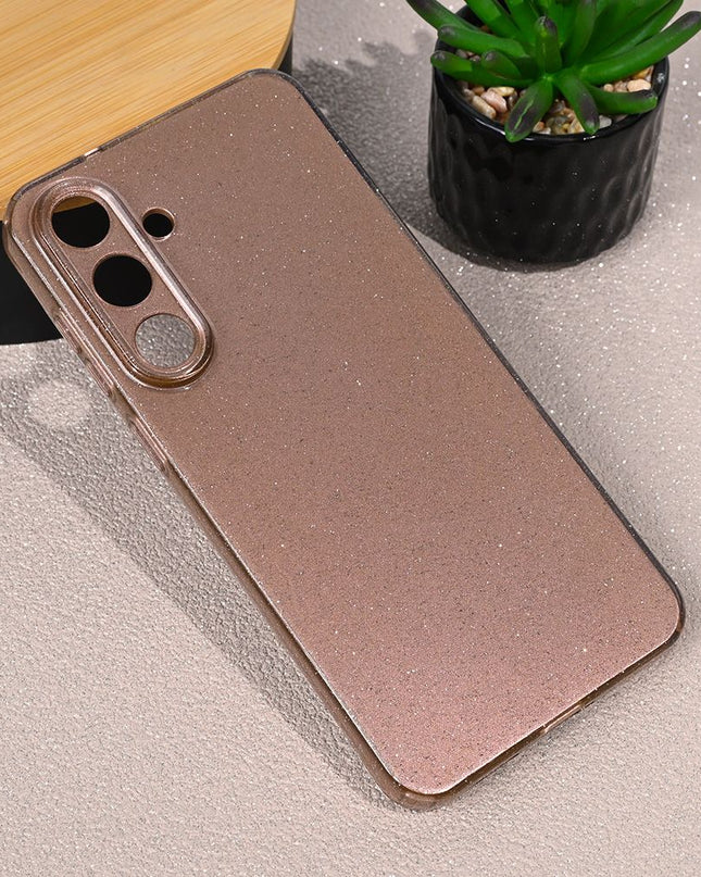 Maska za Samsung S731B Galaxy S25 Fe roze zlatna Sparkle Dust