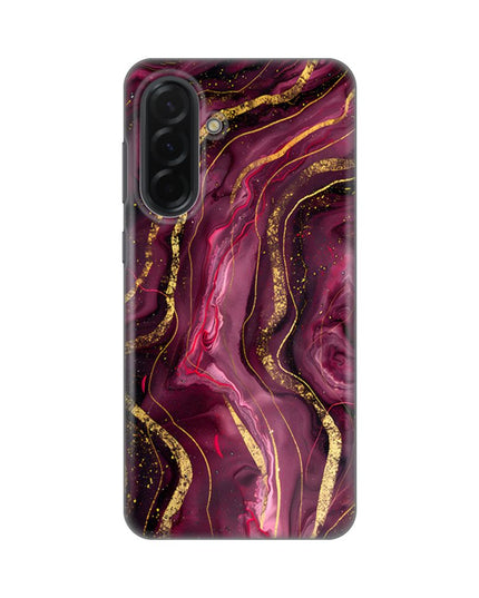 Maska za Samsung A366B Galaxy A36 5G Burgundy Silikonska Print