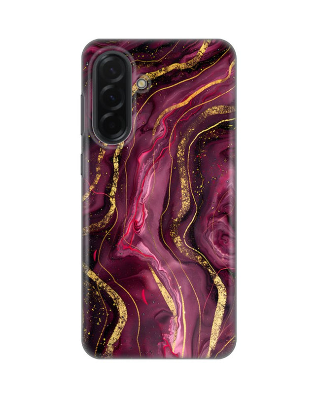 Maska za Samsung A366B Galaxy A36 5G Burgundy Silikonska Print